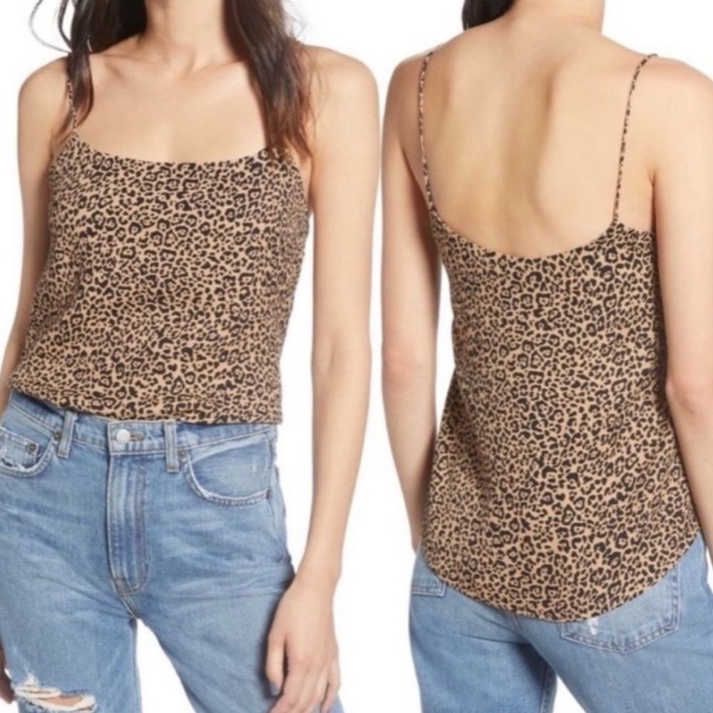 Reformation Atticus Cheetah Print Tank Top